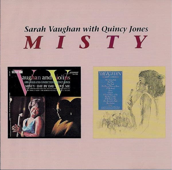 Quincy Jones Sarah Vaughan – Misty vinyl cover art