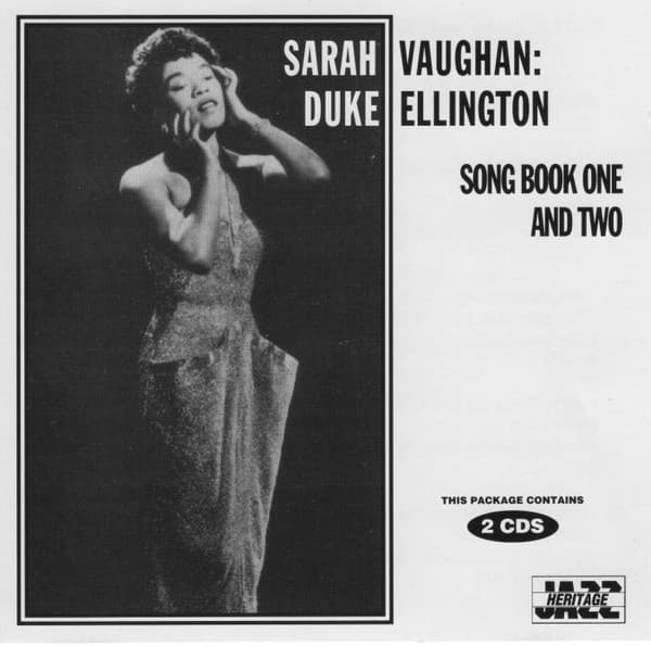 Sarah Vaughan – Duke Ellington Song Book One And Two vinyl cover art