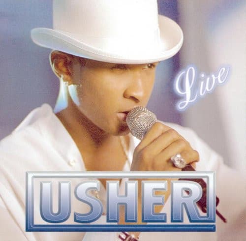 Usher – Live vinyl cover art