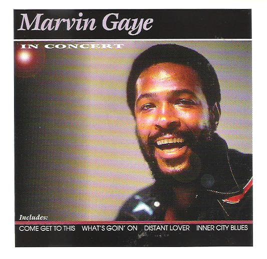 Marvin Gaye – In Concert vinyl cover art