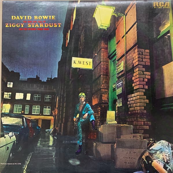 David Bowie – The Rise And Fall Of Ziggy Stardust And The Spiders From Mars vinyl cover art