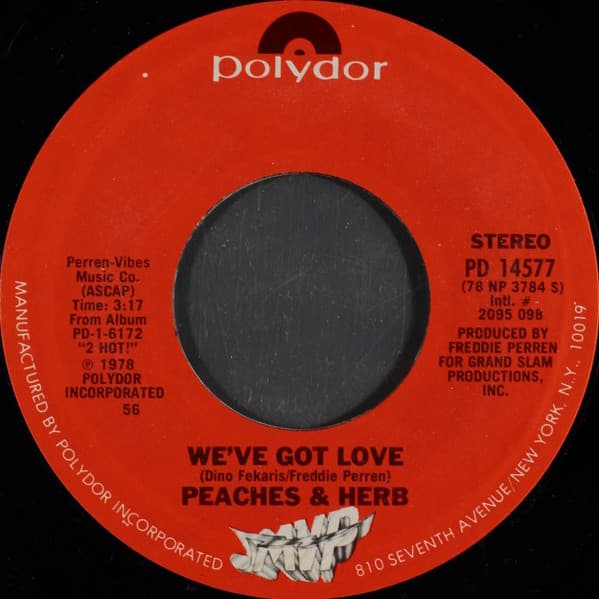 Peaches & Herb – We'Ve Got Love vinyl cover art