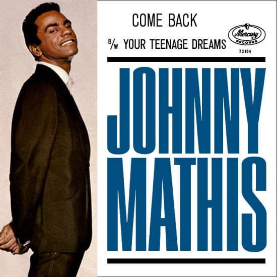 Johnny Mathis – Come Back vinyl cover art