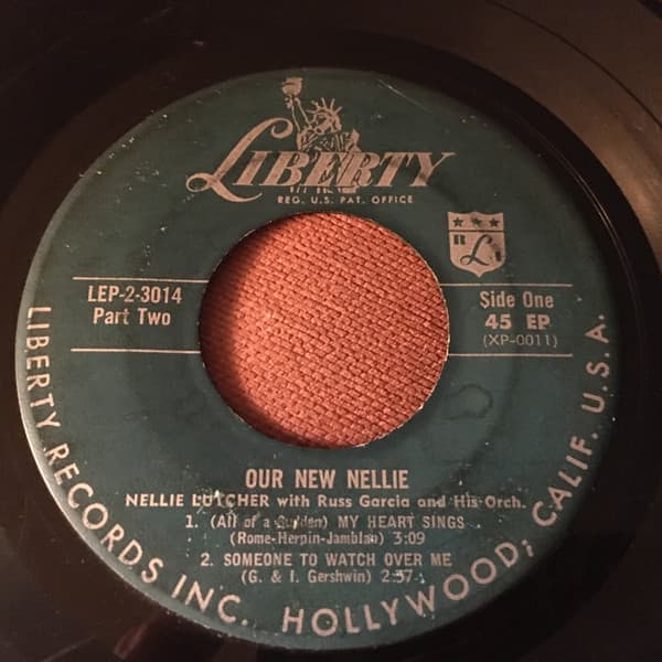 Russell Garcia And His Orchestra Nellie Lutcher – Our New Nellie (Part 2) vinyl cover art