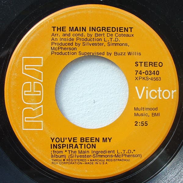 The Main Ingredient – You'Ve Been My Inspiration vinyl cover art