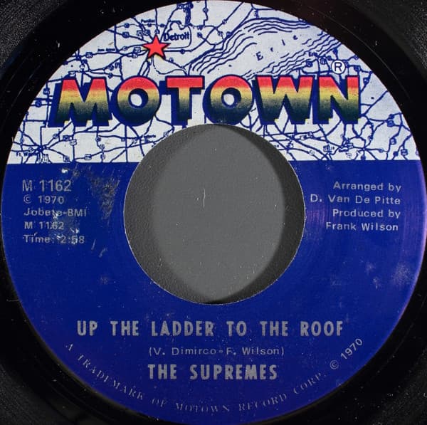 The Supremes – Up The Ladder To The Roof vinyl cover art