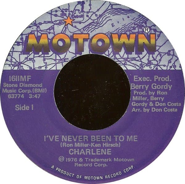 Charlene – I'Ve Never Been To Me vinyl cover art