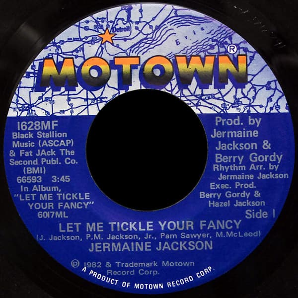 Jermaine Jackson – Let Me Tickle Your Fancy vinyl cover art