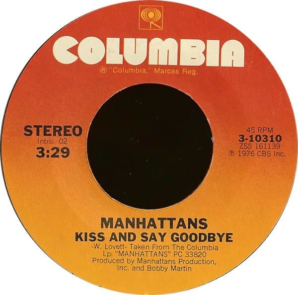 Manhattans – Wonderful World Of Love vinyl cover art