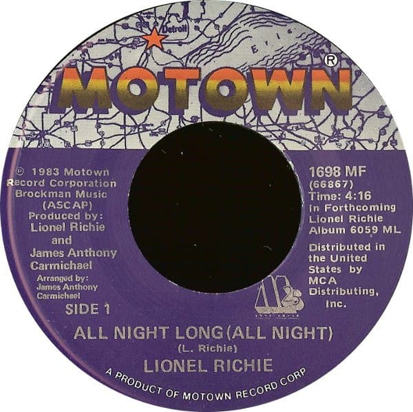 Lionel Richie – Wandering Stranger vinyl cover art