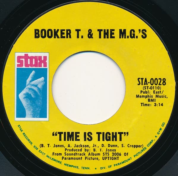 Booker T & The Mg'S – Johnny, I Love You vinyl cover art