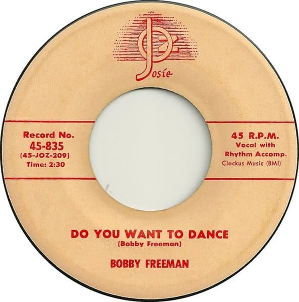 Bobby Freeman – Do You Want To Dance vinyl cover art
