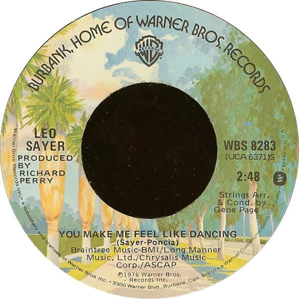 Leo Sayer – Magdalena vinyl cover art