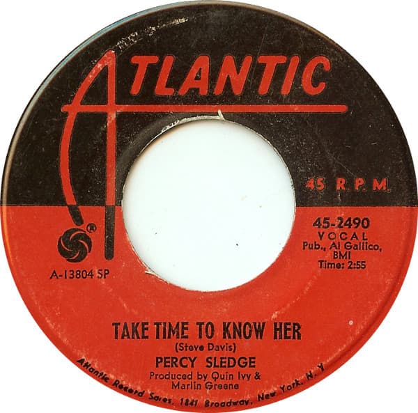 Percy Sledge – It'S All Wrong But It'S Alright vinyl cover art