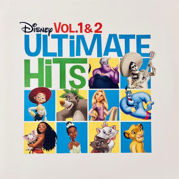 Various – Disney Ultimate Hits Vol.1 & 2 vinyl cover art