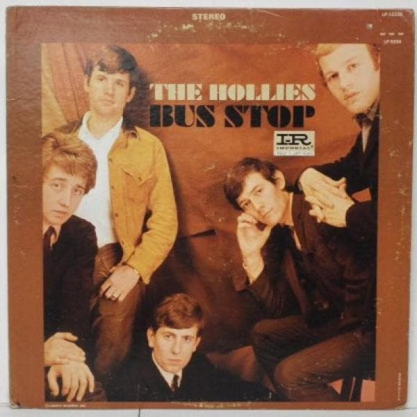 The Hollies – Bus Stop vinyl cover art
