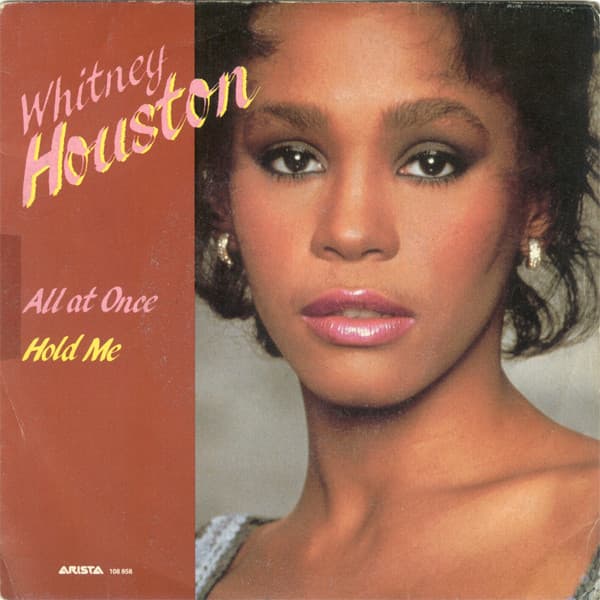 Whitney Houston – Hold Me vinyl cover art