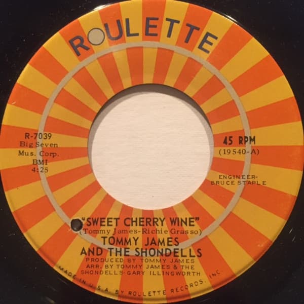 Tommy James & The Shondells – Breakaway vinyl cover art