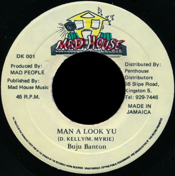 Buju Banton – Man A Look Yu vinyl cover art
