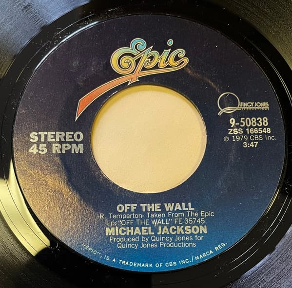 Michael Jackson – Off The Wall vinyl cover art