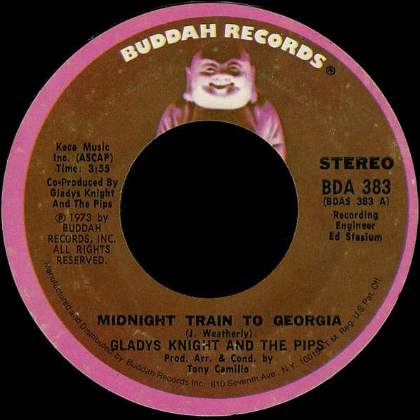 Gladys Knight And The Pips – Midnight Train To Georgia vinyl cover art