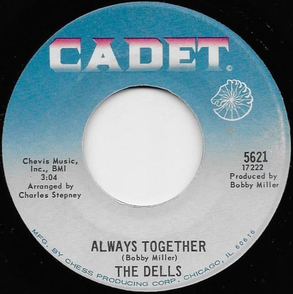 The Dells – Always Together vinyl cover art