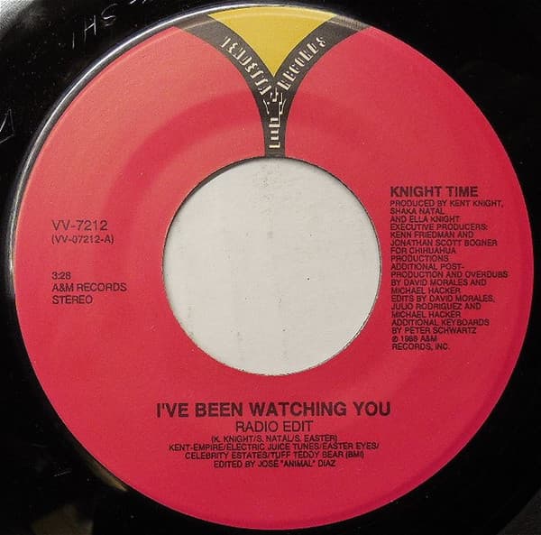 Knight Time – Freestyle - I'Ve Been Watching You vinyl cover art