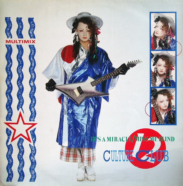 Culture Club – Miss Me Blind vinyl cover art