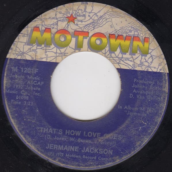 Jermaine Jackson – That'S How Love Goes vinyl cover art