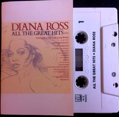 Diana Ross – All The Great Hits vinyl cover art