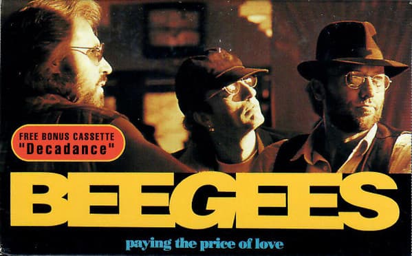 Bee Gees – Paying The Price Of Love vinyl cover art
