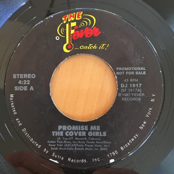 The Cover Girls – Promise Me vinyl cover art