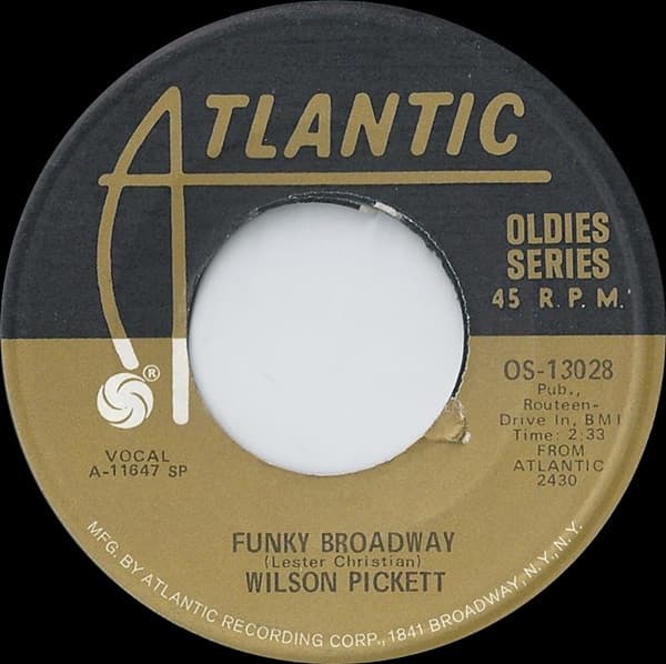 Wilson Pickett – Funky Broadway vinyl cover art