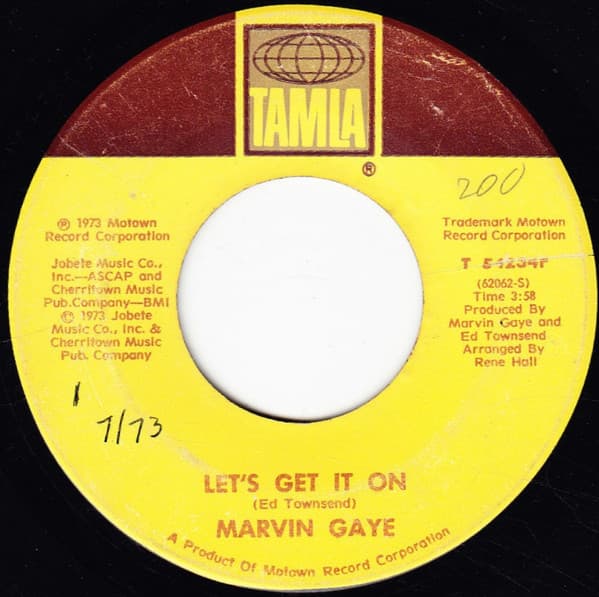 Marvin Gaye – Let'S Get It On vinyl cover art