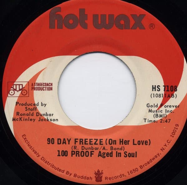 90 Day Freeze (On Her Love) / Not Enough Love To Satisfy