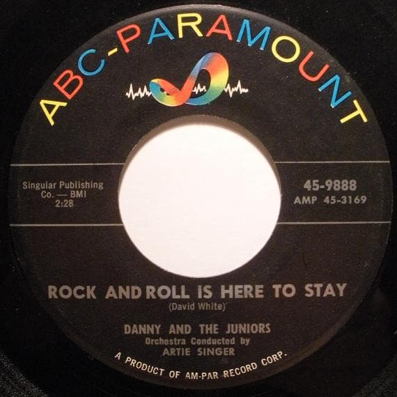 Danny & The Juniors – Rock And Roll Is Here To Stay vinyl cover art