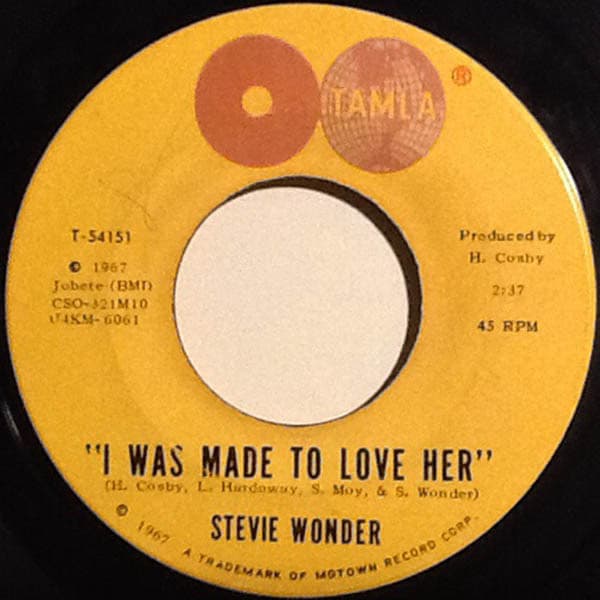 Stevie Wonder – Hold Me vinyl cover art