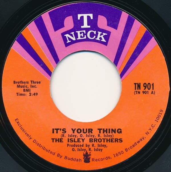 The Isley Brothers – It'S Your Thing vinyl cover art