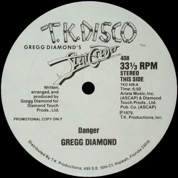 Gregg Diamond – Stand Up And Dance vinyl cover art