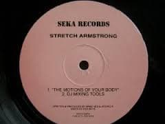 Stretch Armstrong (2) – Techno - The Motions Of Your Body vinyl cover art