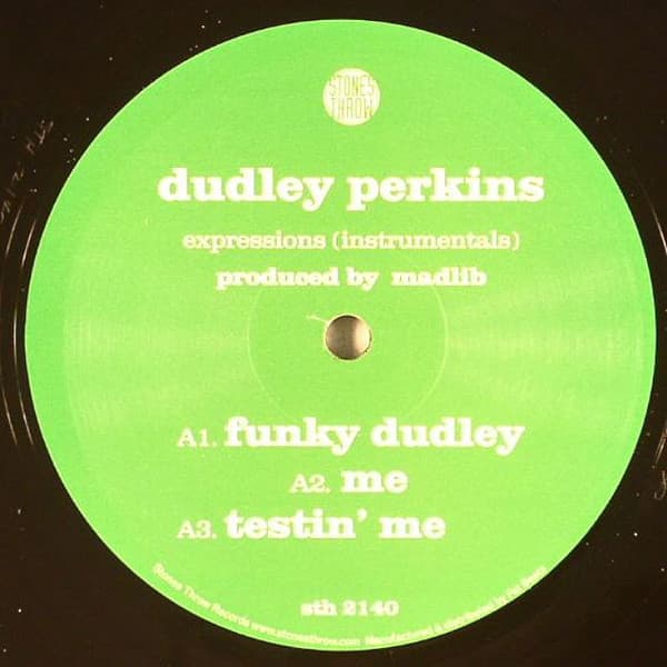Dudley Perkins – Expressions (2012 A.U.) (Instrumentals) vinyl cover art