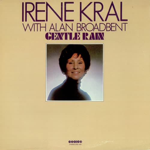 Alan Broadbent Irene Kral – Gentle Rain vinyl cover art