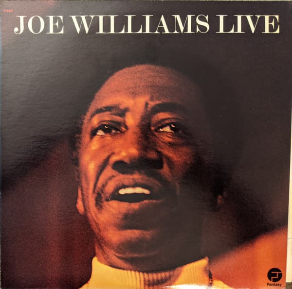 Joe Williams – Joe Williams Live vinyl cover art