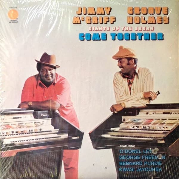 Richard "Groove" Holmes Jimmy Mcgriff – Giants Of The Organ Come Together vinyl cover art