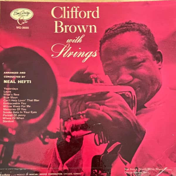 Clifford Brown – Clifford Brown With Strings vinyl cover art