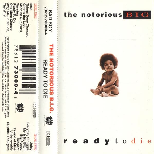 Notorious B.I.G. – Ready To Die vinyl cover art