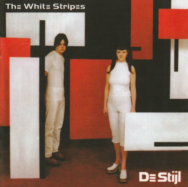 The White Stripes – De Stijl vinyl cover art
