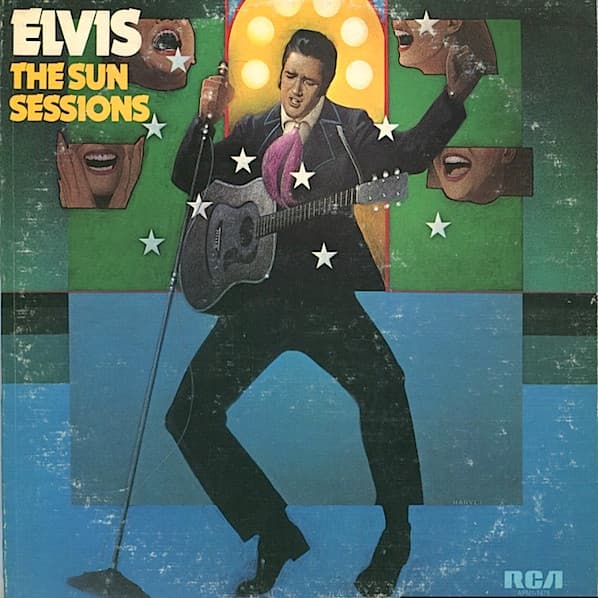 Elvis Presley – The Sun Sessions vinyl cover art