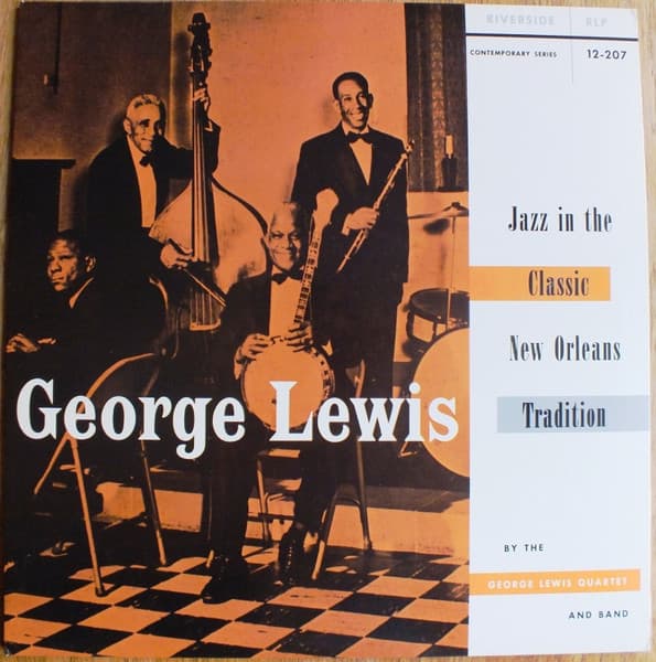 George Lewis (2) – Jazz In The Classic New Orleans Tradition vinyl cover art