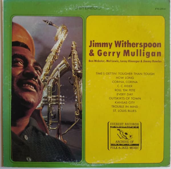 Gerry Mulligan Jimmy Witherspoon – Jimmy Witherspoon & Gerry Mulligan vinyl cover art